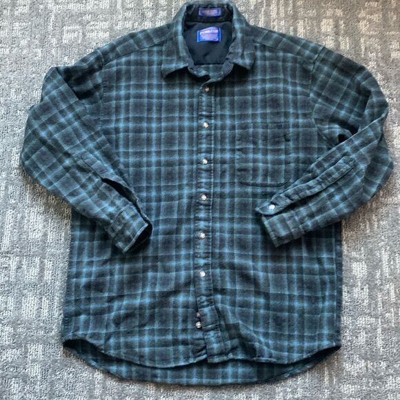 PENDLETON, virgin wool, “LODGE SHIRT”, excellent condition, large - Picture 1 of 10